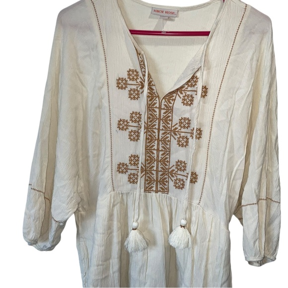 ✨ Knox Rose Boho Chic Dress | Perfect for Layering with Distressed Jeans ✨ - Picture 3 of 5